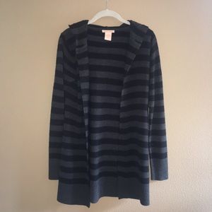 Striped Grey Cardigan